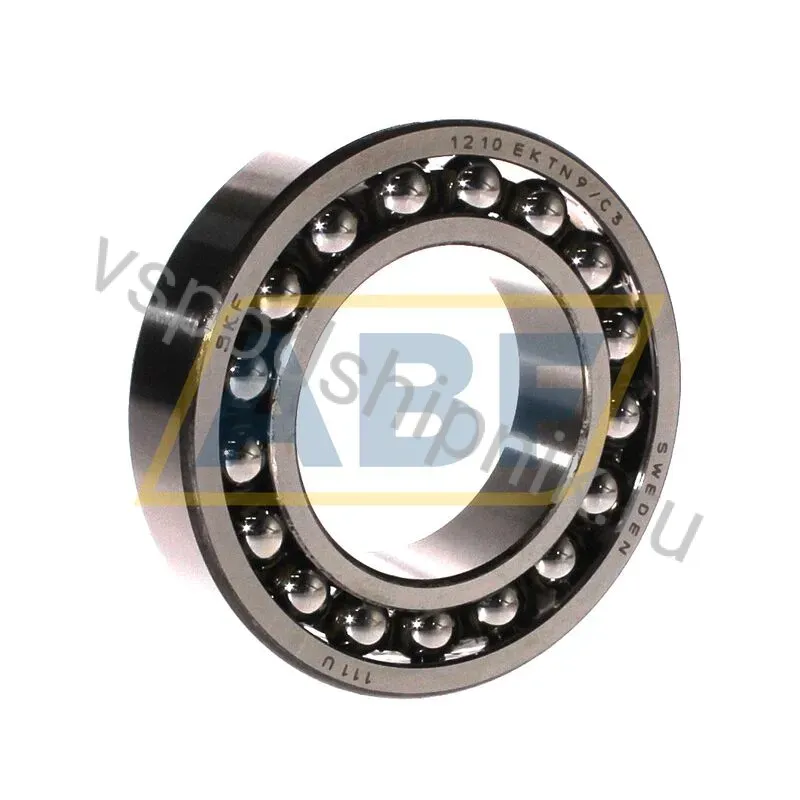 Самоустанавливающийся шариковый подшипник двухрядный 1210EKTN9/C3 SKF 360