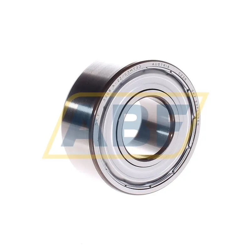 Радиально-упорный шариковый подшипник двухрядный 3308A-2Z/C3MT33 SKF 360