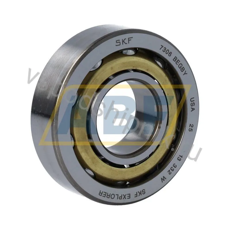 Подшипник радиально-упорный шариковый 7306BEGBY SKF 360