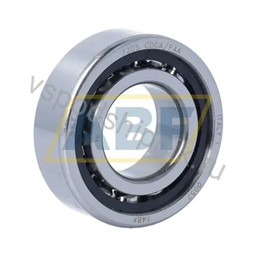 Подшипник шариковый радиально-упорный однорядный 7205CDGA/P4A SKF 25×52×15 мм