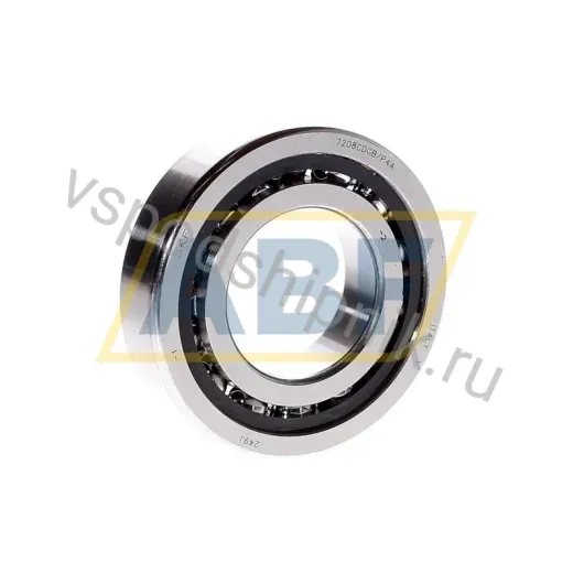 Подшипник шариковый радиально-упорный однорядный 7208CDGB/P4A SKF 40×80×18 мм