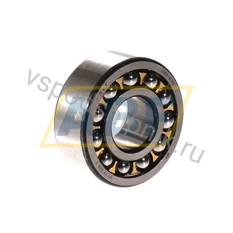 Самоустанавливающийся шариковый подшипник двухрядный 2305M/P6 SKF 360