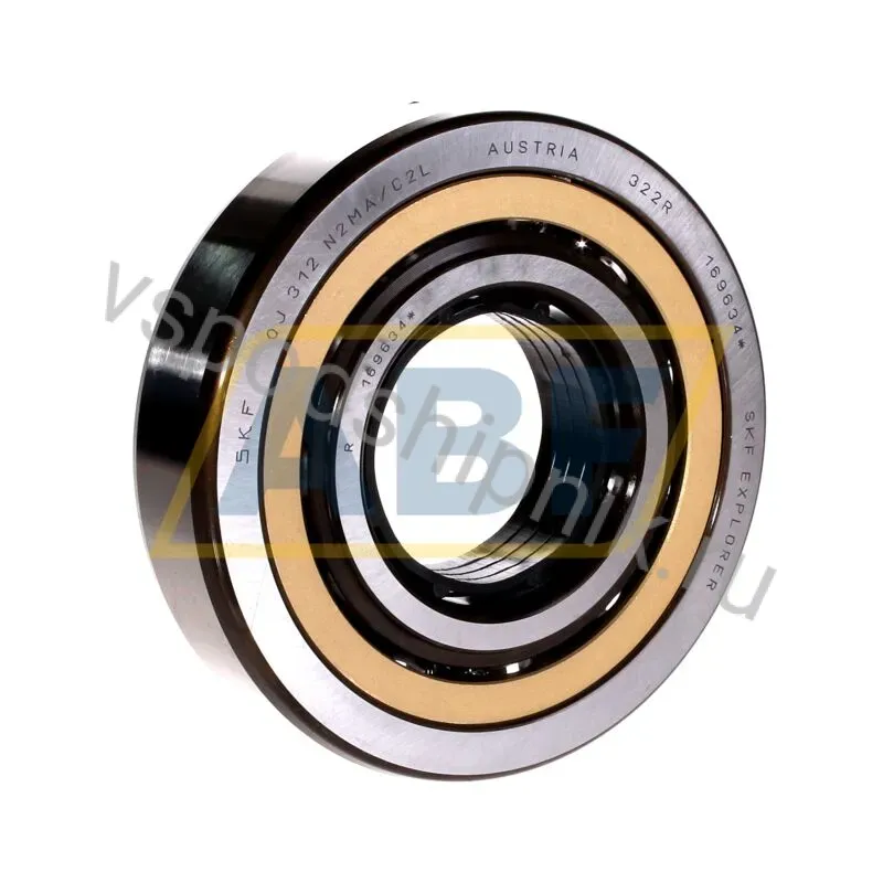 Четырёхточечный шариковый подшипник QJ312N2MA/C2L SKF 360