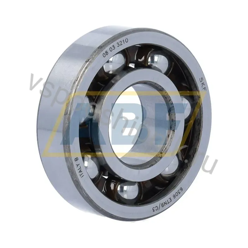 Подшипник шариковый радиальный однорядный 6306ETN9/C3 SKF 360