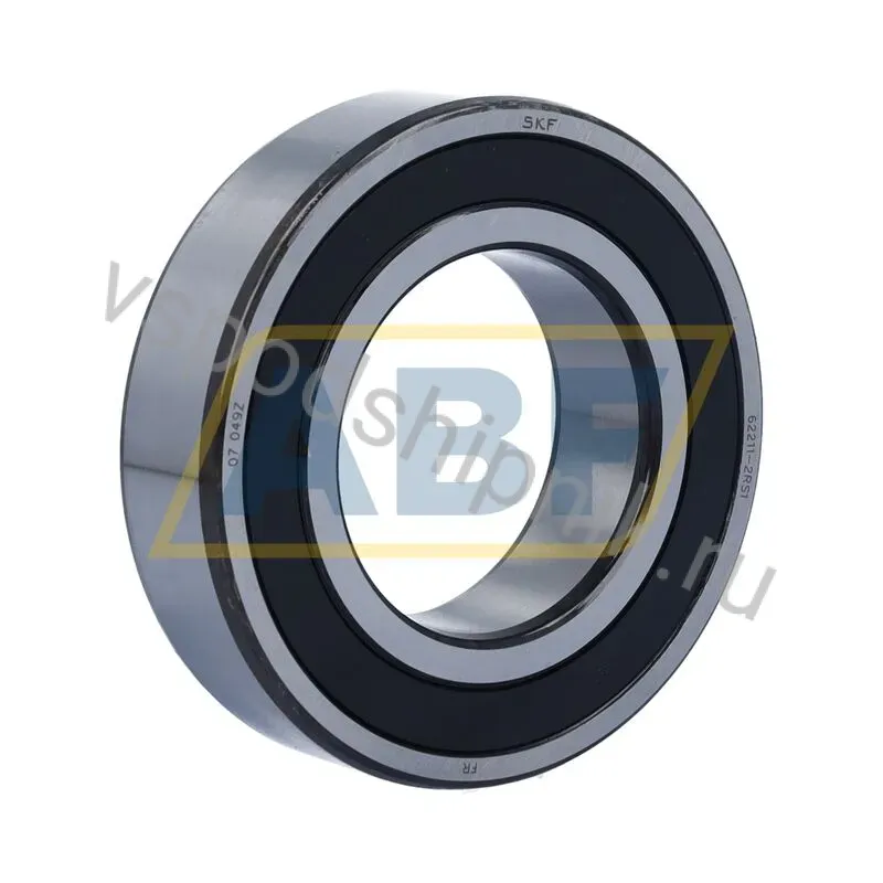 Подшипник шариковый радиальный однорядный 62211-2RS1 SKF 360