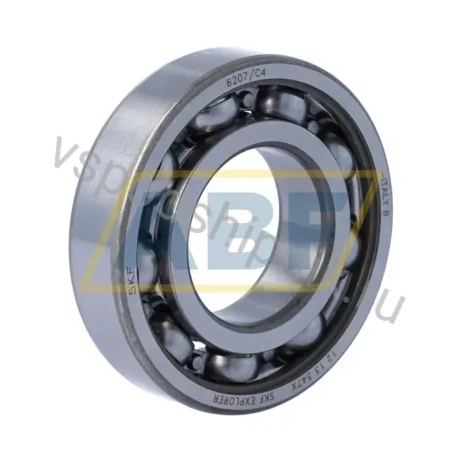 Подшипник шариковый радиальный однорядный 6207/C4 SKF