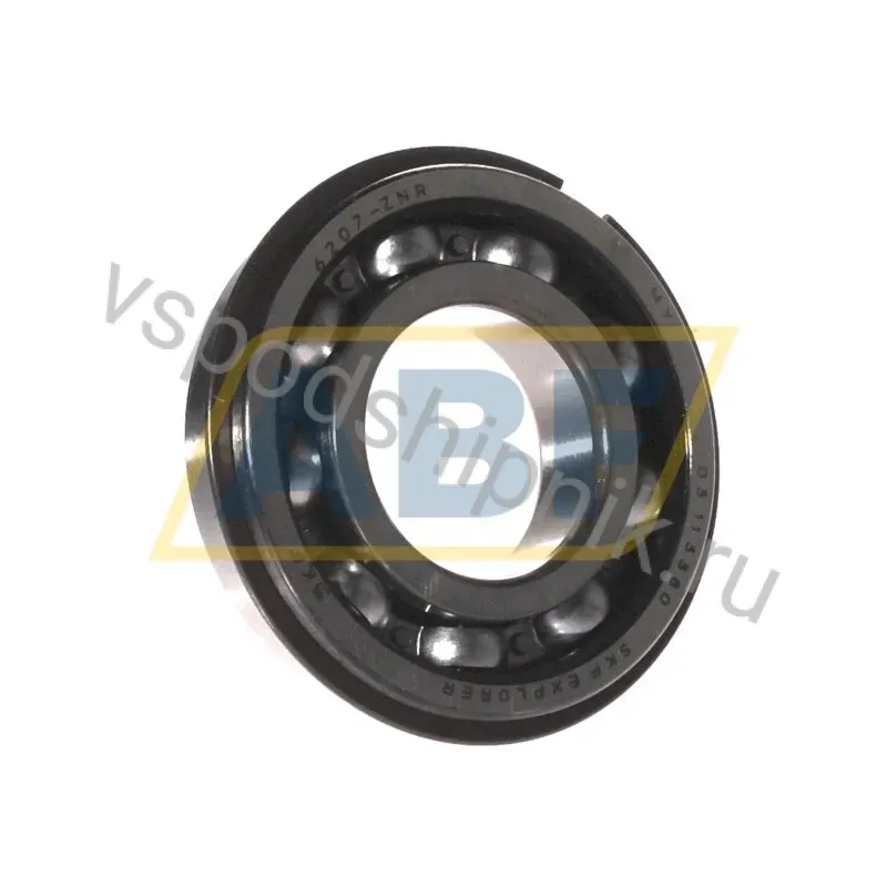 Подшипник шариковый радиальный однорядный 6207-ZNR SKF 360