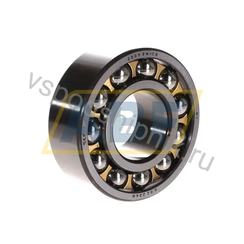Самоустанавливающийся шариковый подшипник двухрядный 2309EM SKF 360