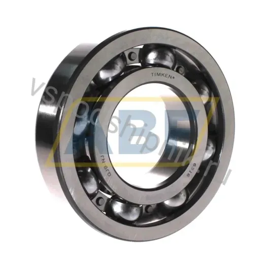 Подшипник шариковый радиальный однорядный 6316 Timken 80×170×39 мм