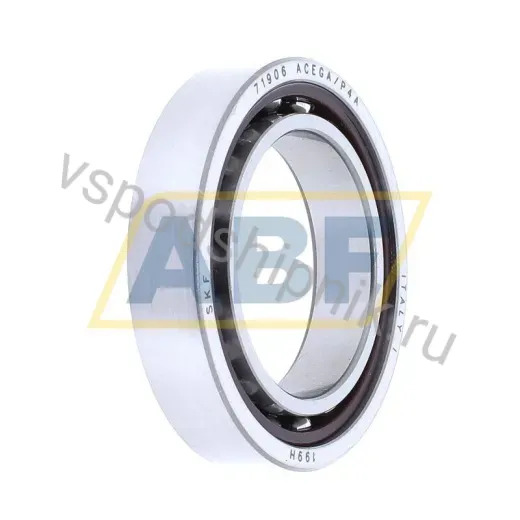 Подшипник шариковый радиально-упорный однорядный 71906ACEGA/P4A SKF