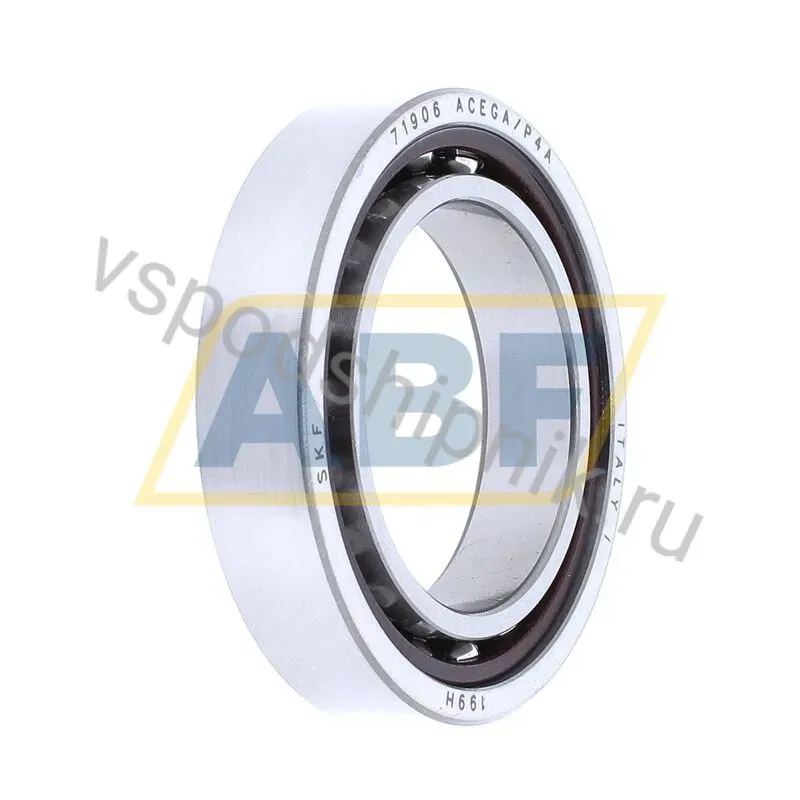 Подшипник шариковый радиально-упорный однорядный 71906ACEGA/P4A SKF 360