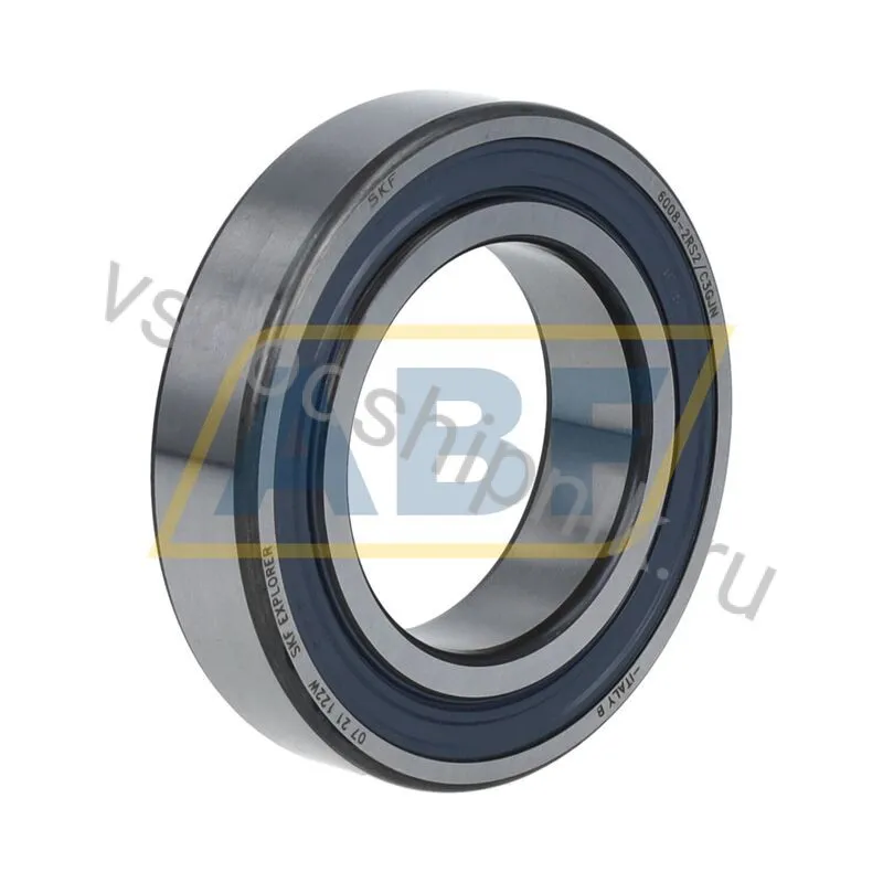 Подшипник шариковый радиальный однорядный 6008-2RS2/C3GJN SKF 360