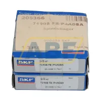 Подшипник шариковый радиально-упорный однорядный 71908FB/P4ADBA SKF