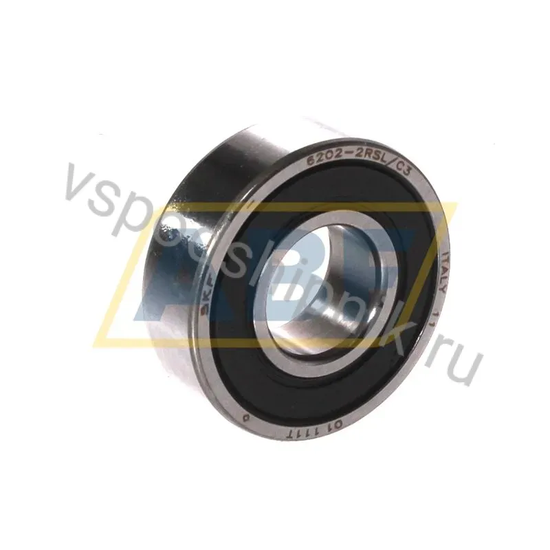 Подшипник шариковый радиальный однорядный 6202-2RSL/C3 SKF 360