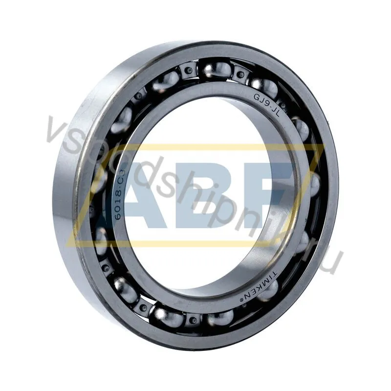 Подшипник шариковый радиальный однорядный 6018-C3 Timken 360