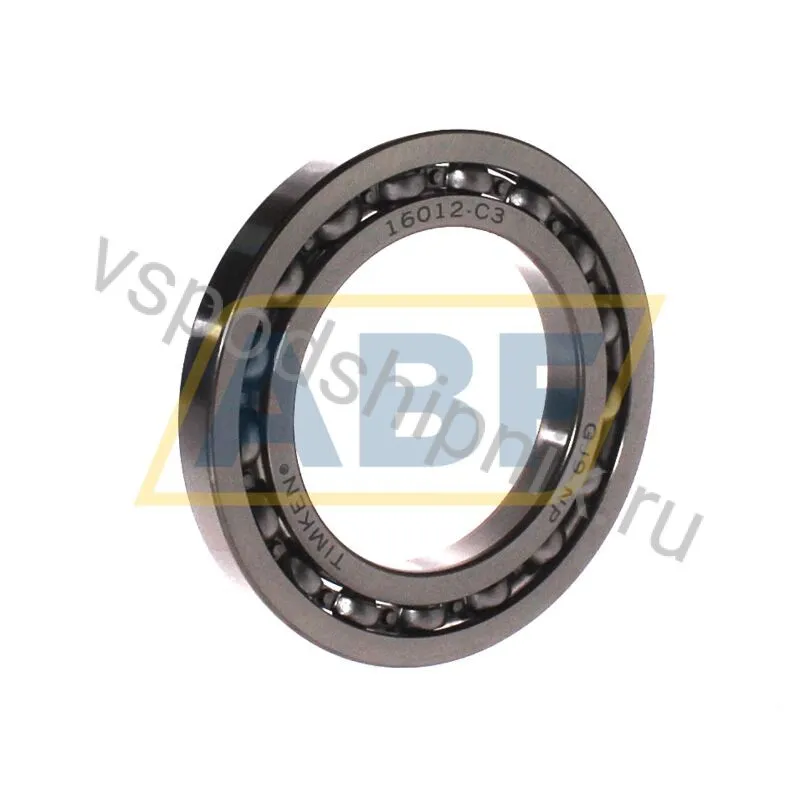 Подшипник шариковый радиальный однорядный 16012-C3 Timken 360