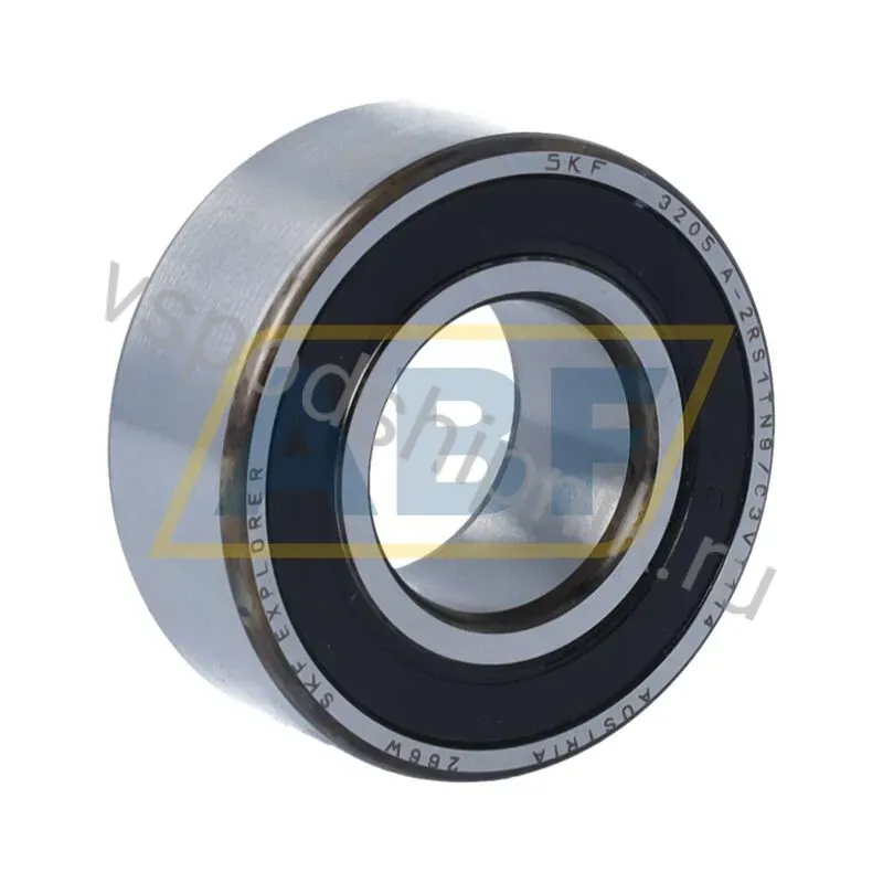 Радиально-упорный шариковый подшипник двухрядный 3205A-2RS1TN9/C3VT114 SKF 360