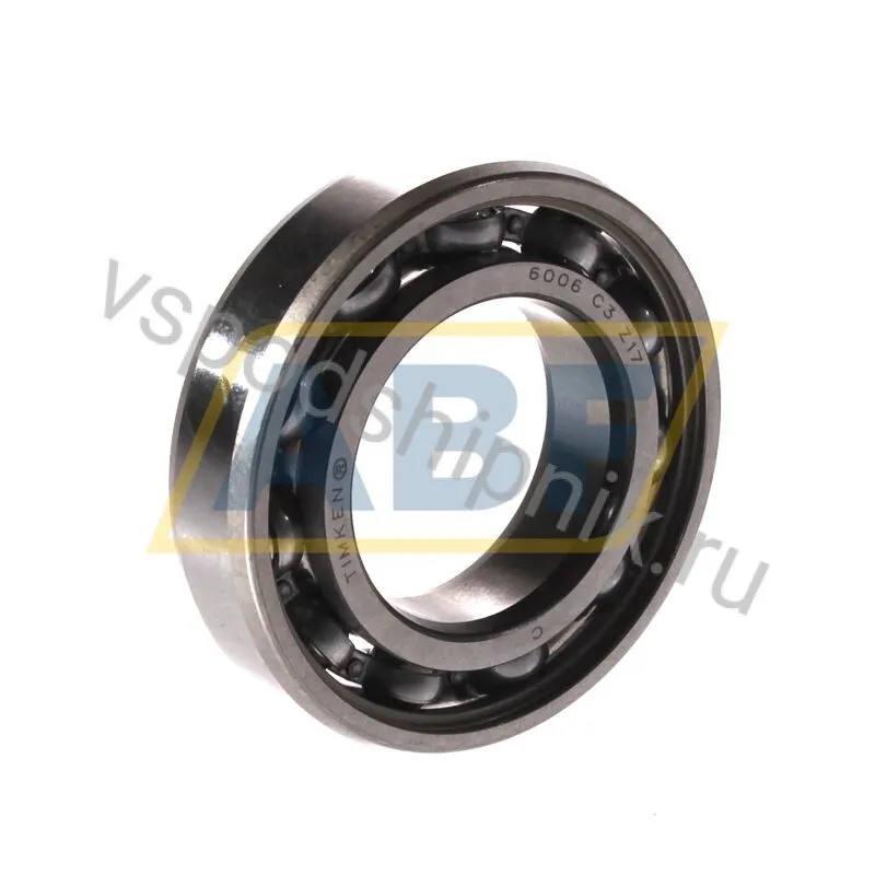 Подшипник шариковый радиальный однорядный 6006C3 Timken 360