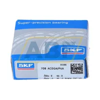 Подшипник шариковый радиально-упорный однорядный 708ACDGA/P4A SKF