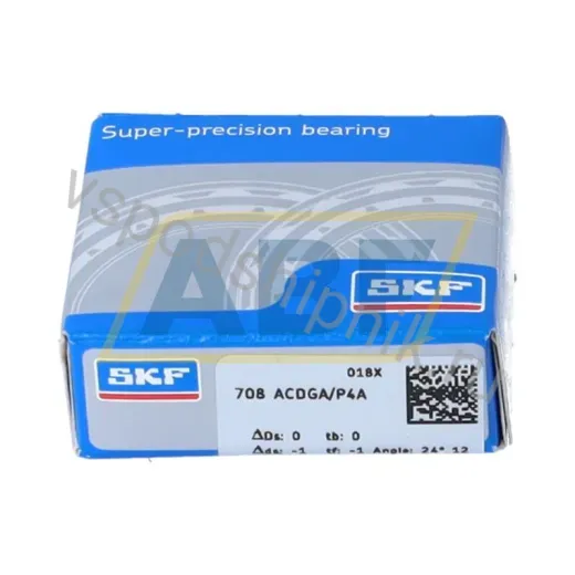 Подшипник шариковый радиально-упорный однорядный 708ACDGA/P4A SKF 8×22×7 мм