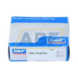 Подшипник шариковый радиально-упорный однорядный 7006CDGB/P4A SKF