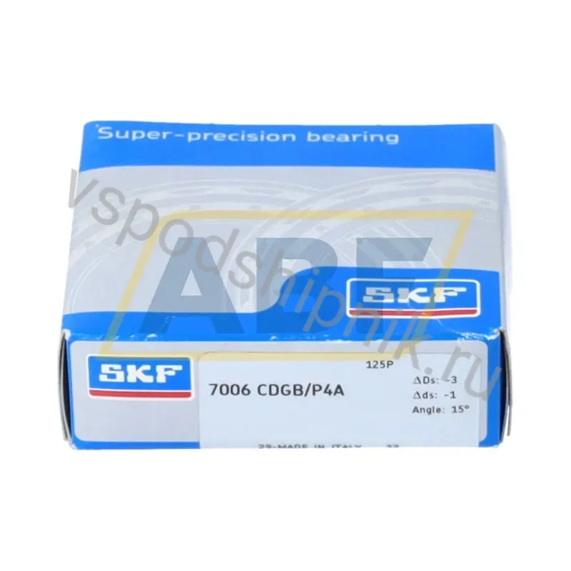 Подшипник шариковый радиально-упорный однорядный 7006CDGB/P4A SKF 360