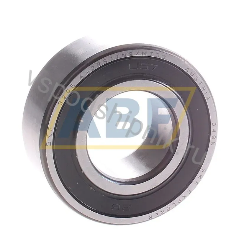 Радиально-упорный шариковый подшипник двухрядный 3205A-2RS1TN9/MT33 SKF 360