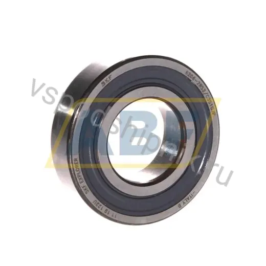 Подшипник шариковый радиальный однорядный 6206-2RS2/C3S1GJP SKF