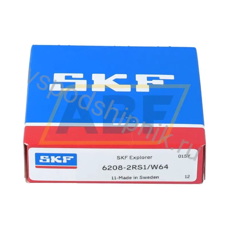 Подшипник шариковый радиальный однорядный 6208-2RS1/W64 SKF 360