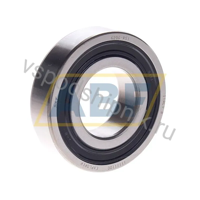Подшипник шариковый радиальный однорядный 6206-2RS1/W64 SKF 360