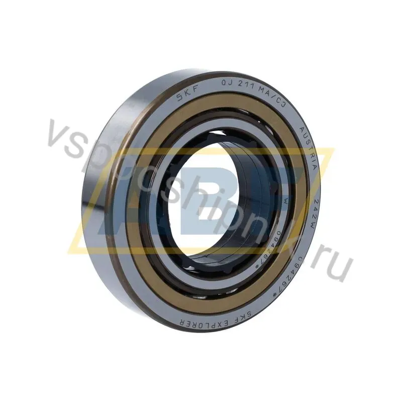 Четырёхточечный шариковый подшипник QJ211MA/C3 SKF 360