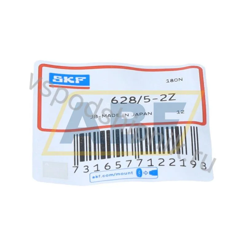Миниатюрный шариковый подшипник 628/5-2Z SKF 360