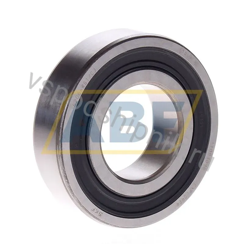 Подшипник шариковый радиальный однорядный 6206-RS1/C3 SKF 360