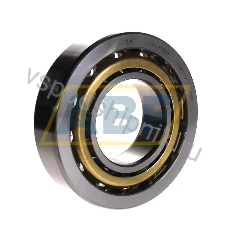 Подшипник радиально-упорный шариковый 7316BEGBY SKF 360