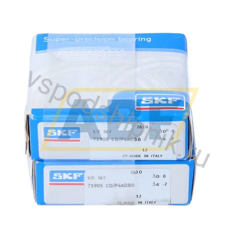 Подшипник шариковый радиально-упорный однорядный 71905CD/P4ADBB SKF 360