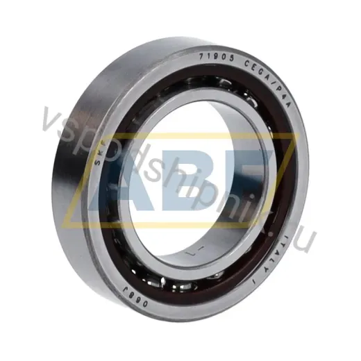 Подшипник шариковый радиально-упорный однорядный 71905CEGA/P4A SKF