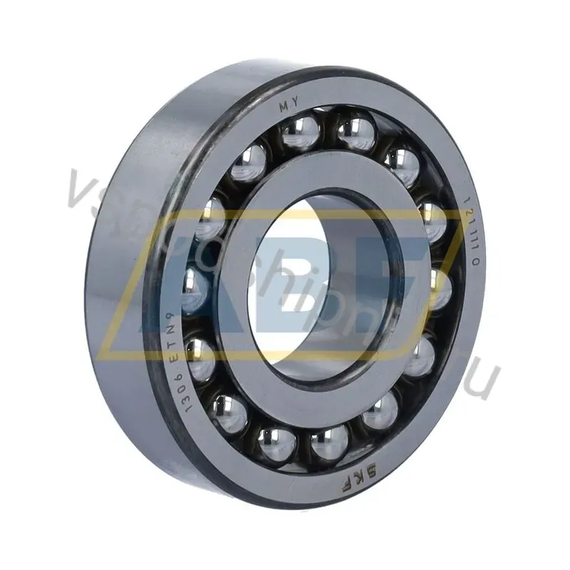 Самоустанавливающийся шариковый подшипник двухрядный 1306ETN9 SKF 360