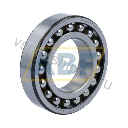 Самоустанавливающийся шариковый подшипник двухрядный 1209ETN9/C3 SKF