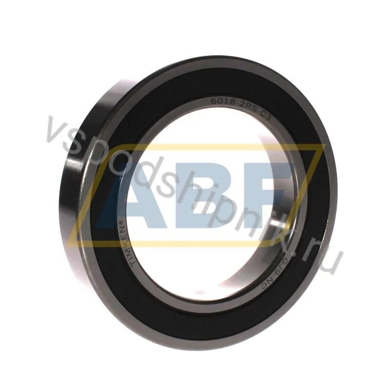 Подшипник шариковый радиальный однорядный 6018-2RS-C3 Timken 360