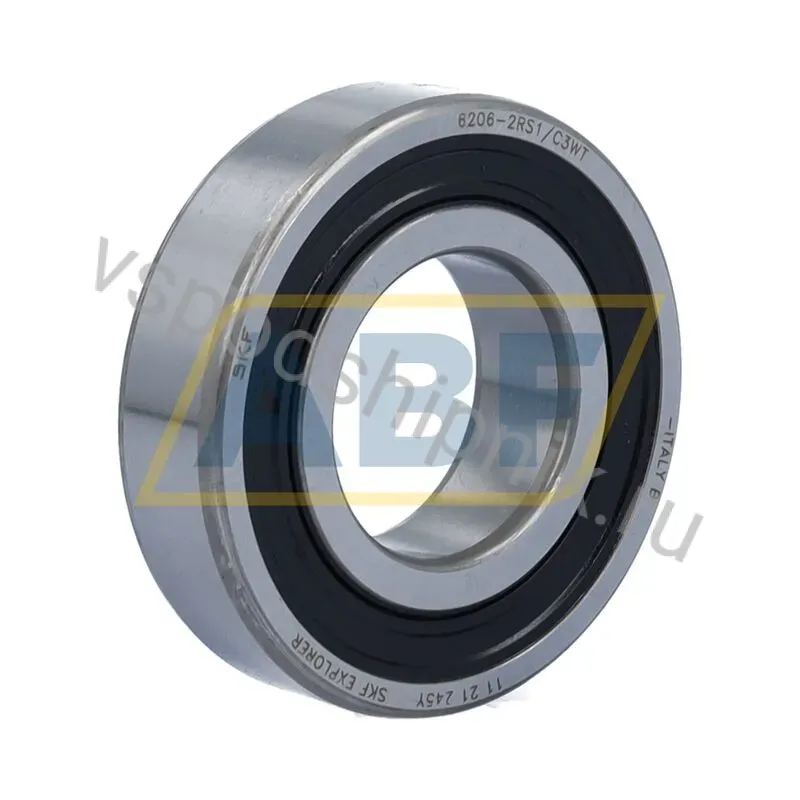 Подшипник шариковый радиальный однорядный 6206-2RS1/C3WT SKF 360
