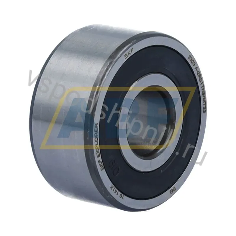 Радиально-упорный шариковый подшипник двухрядный 3303A-2RS1TN9/MT33 SKF 360