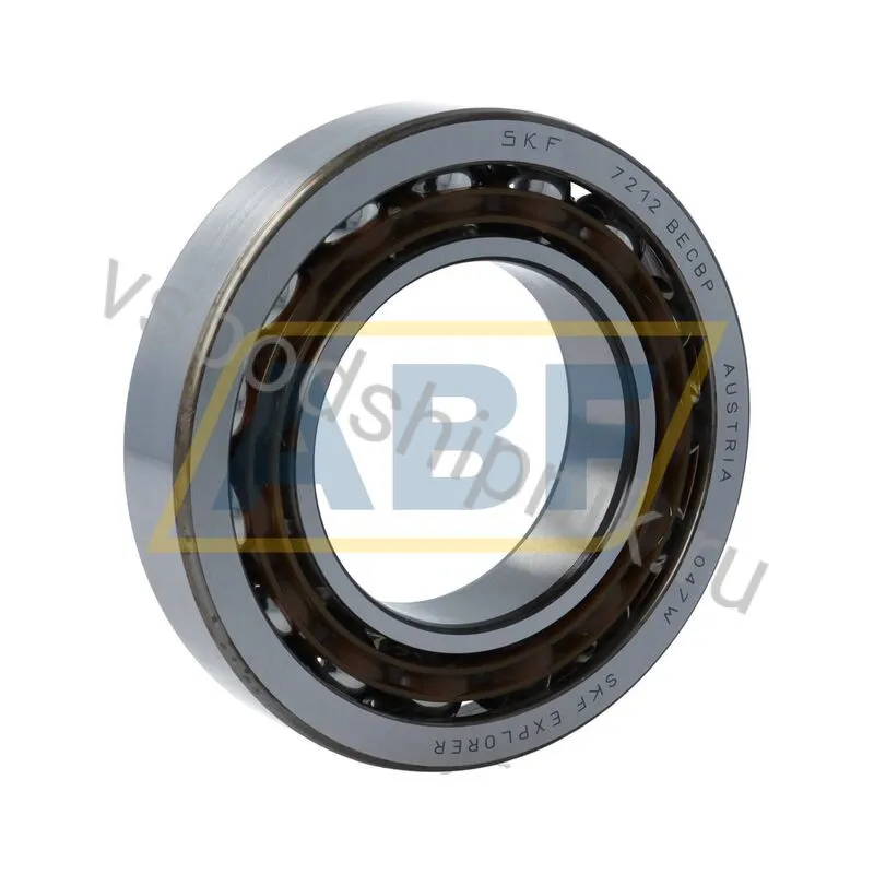 Подшипник радиально-упорный шариковый 7212BECBP SKF 360