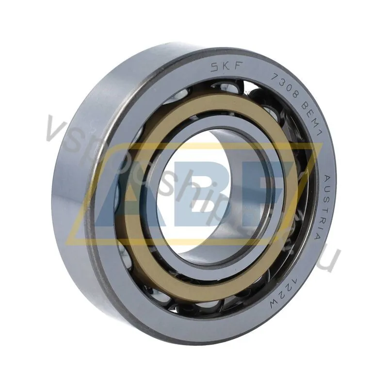 Подшипник радиально-упорный шариковый 7308BEM1 SKF 360