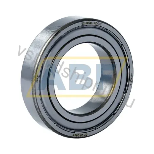 Подшипник шариковый радиальный однорядный E2.6008-2Z/C3 SKF 40×68×15 мм