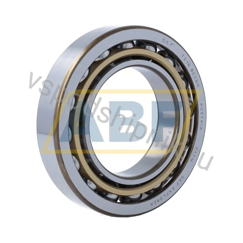 Подшипник радиально-упорный шариковый 7216BECBM SKF 360