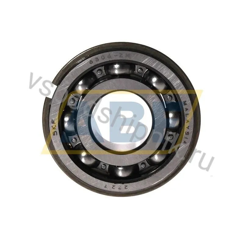 Подшипник шариковый радиальный однорядный 6306-ZNR SKF 360