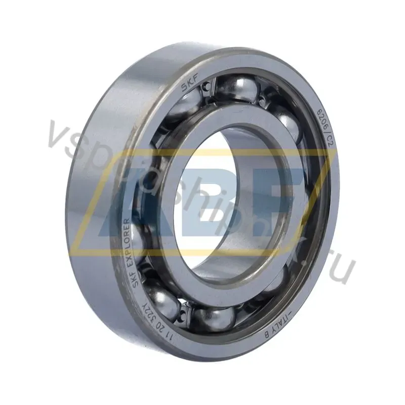 Подшипник шариковый радиальный однорядный 6206/C2 SKF 360