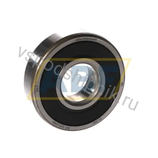 Подшипник шариковый радиальный однорядный 6304-2RSH/C3WT SKF