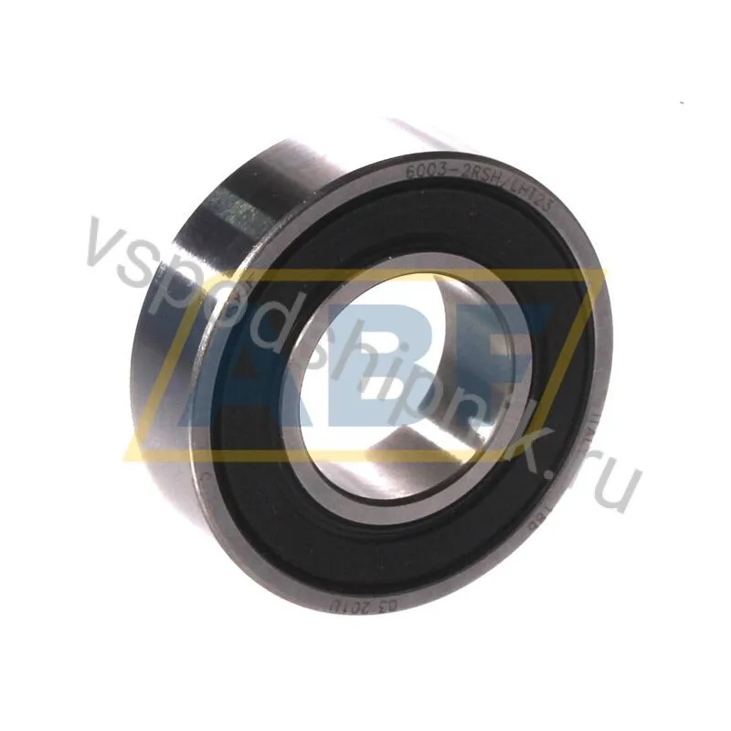 Подшипник шариковый радиальный однорядный 6003-2RSH/LHT23 SKF 360