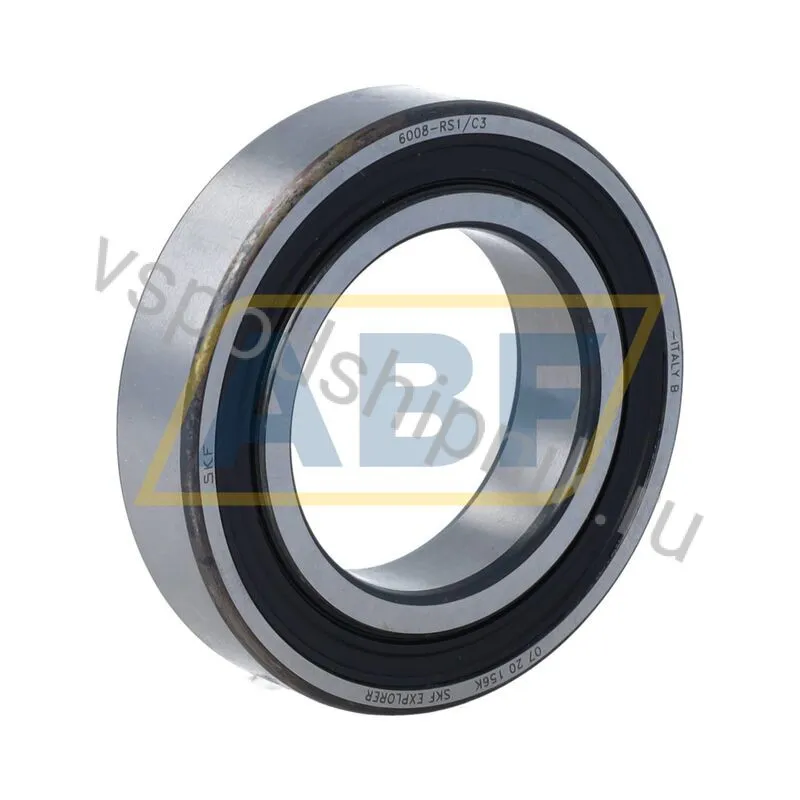 Подшипник шариковый радиальный однорядный 6008-RS1/C3 SKF 360